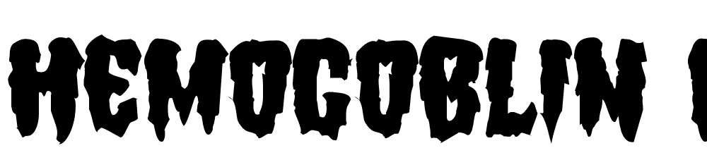 Hemogoblin-Mangled font family download free