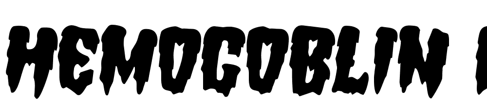 Hemogoblin-Rotated-2 font family download free