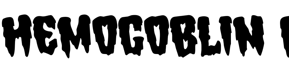 Hemogoblin-Rotated font family download free