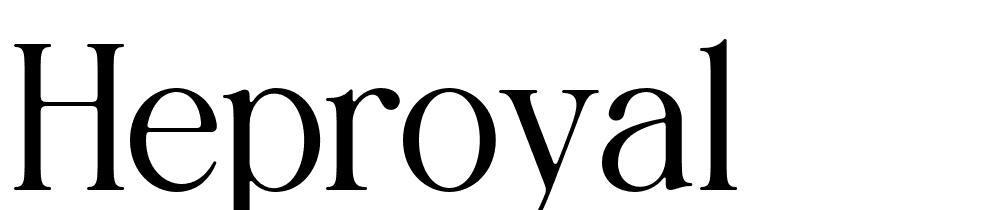 Heproyal font family download free