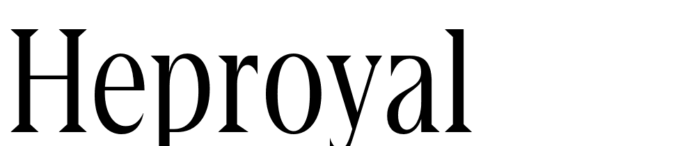 Heproyal font family download free