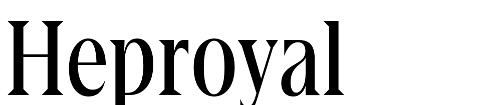 Heproyal font family download free