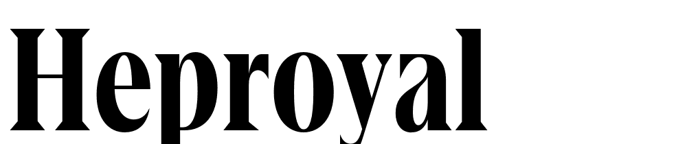 Heproyal font family download free