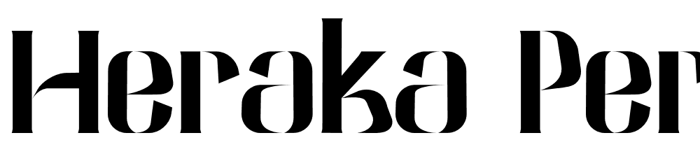 Heraka-Personal-Use font family download free