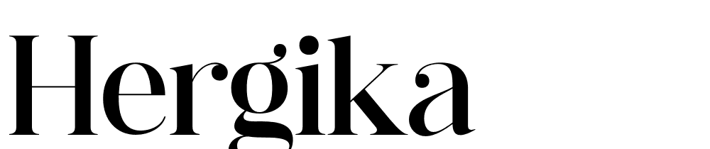 Hergika font family download free