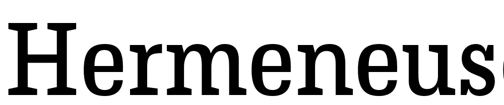 HermeneusOne font family download free