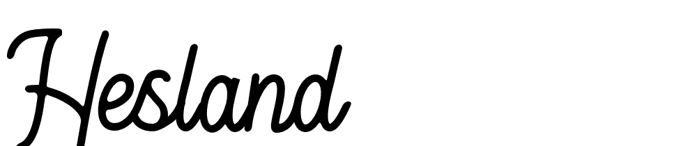 hesland font family download free
