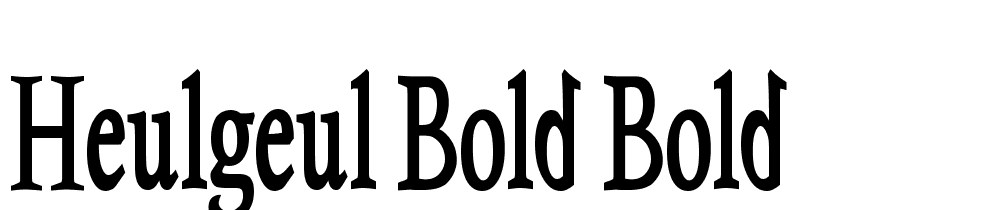 Heulgeul-Bold-Bold font family download free