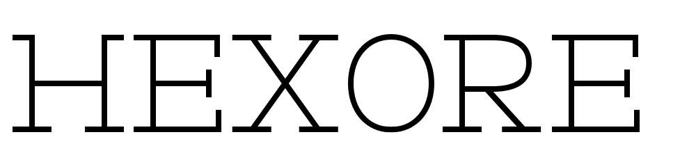 hexore font family download free