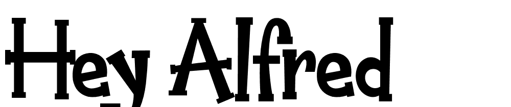 hey_alfred font family download free