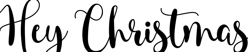 hey-christmas-2 font family download free