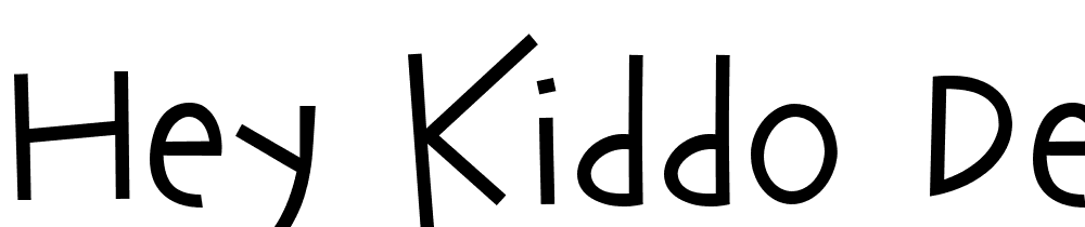 Hey-Kiddo-demo font family download free