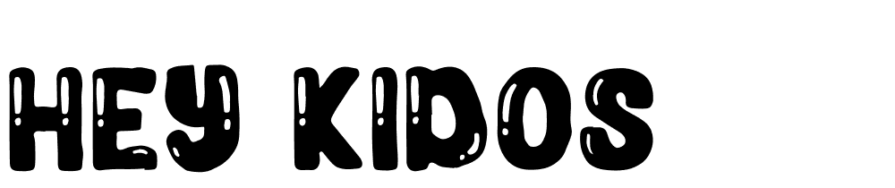 Hey-Kidos font family download free