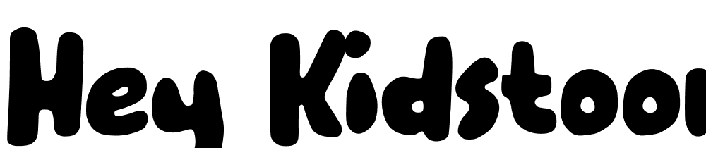 Hey-Kidstoon font family download free