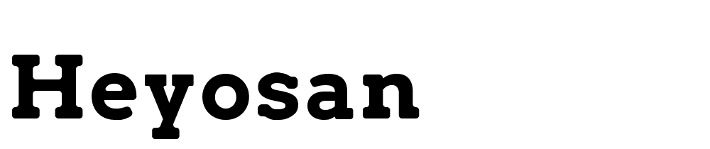 Heyosan font family download free