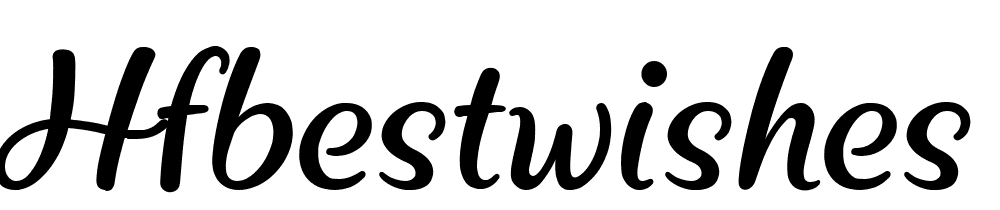 HFBestWishes font family download free