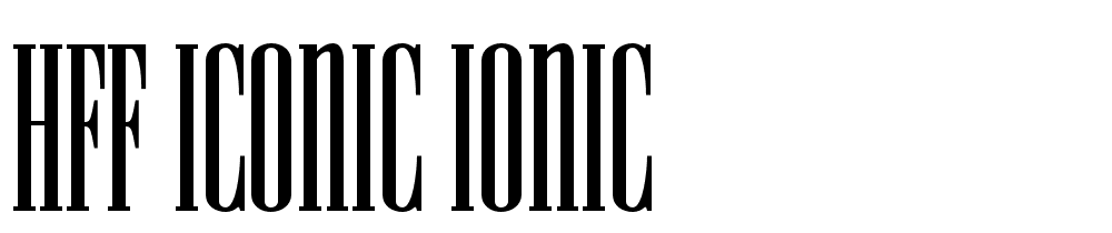 hff-iconic-ionic font family download free