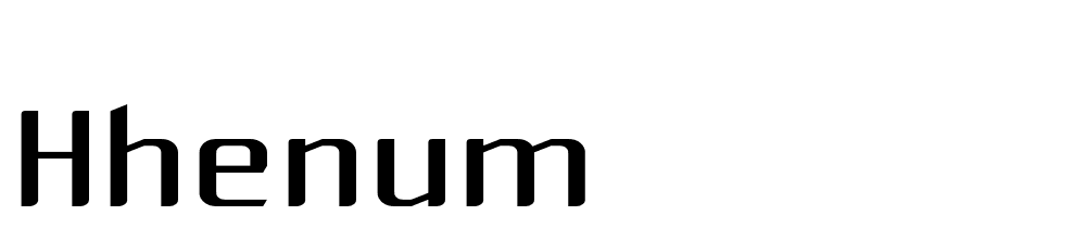 hhenum font family download free