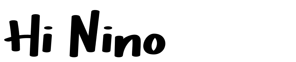 hi-nino font family download free