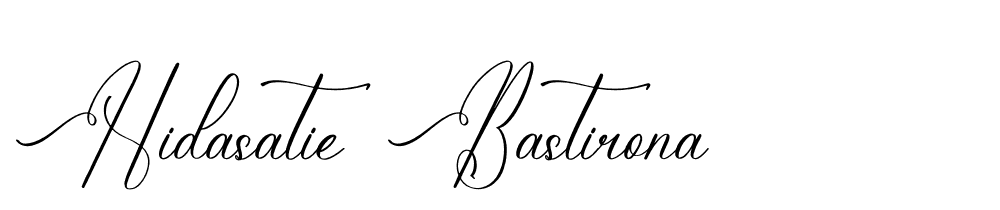 Hidasatie-Bastirona font family download free