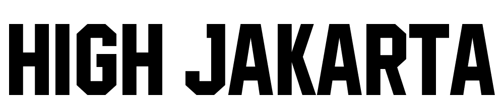 High-Jakarta font family download free