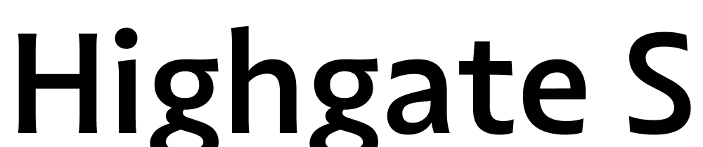 Highgate-SemiBold font family download free