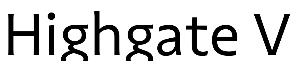 Highgate-VF-Regular font family download free