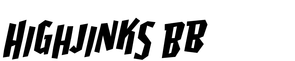 highjinks-bb font family download free