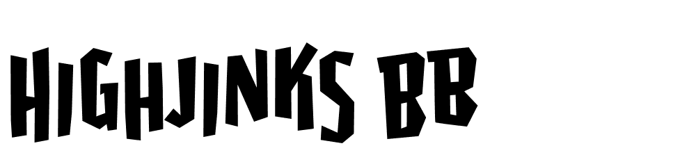 Highjinks-BB font family download free