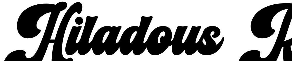 Hiladous-Regular font family download free