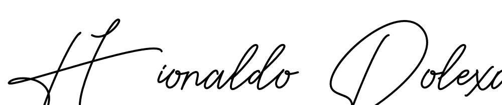 hionaldo-dolexantica-personal-use-only font family download free