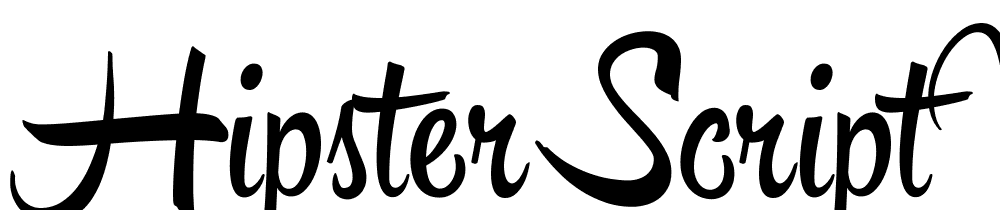 Hipster Script W font family download free