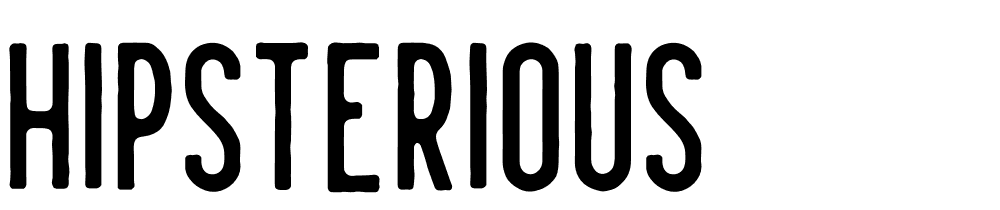 Hipsterious font family download free