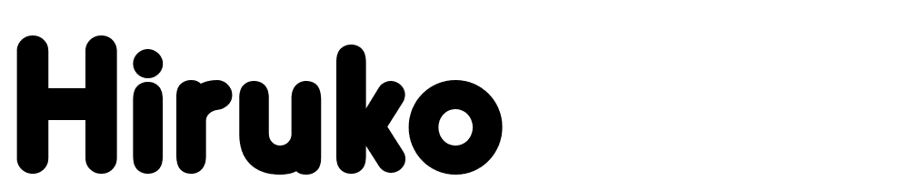 Hiruko font family download free