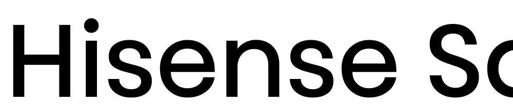 Hisense-Sans-Alfabet font family download free