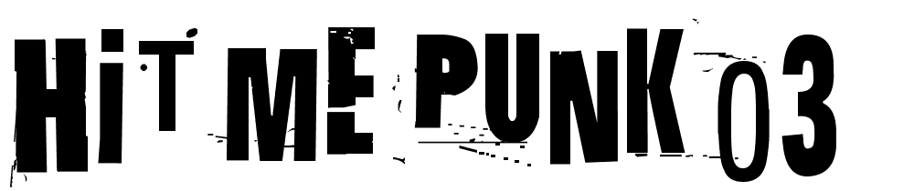 Hit-me-punk-03 font family download free