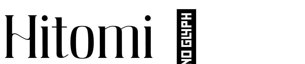 hitomi-2 font family download free