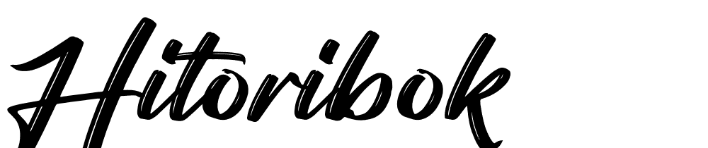 Hitoribok font family download free