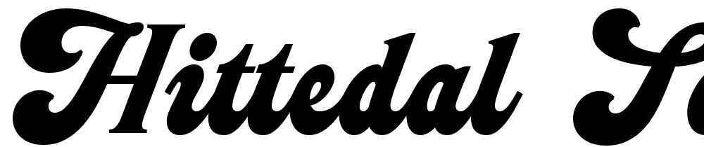 Hittedal-Script-Demo font family download free