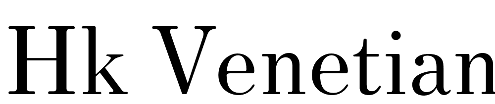 hk-venetian font family download free