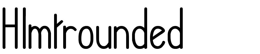 hlmtrounded font family download free