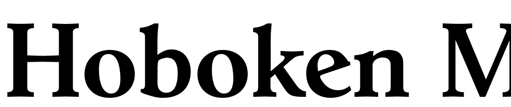 Hoboken-Medium font family download free