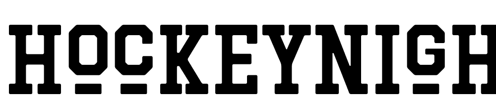 Hockeynight-Serif-Medium font family download free