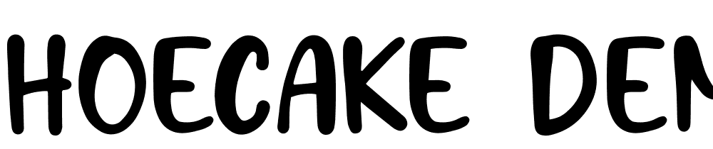 Hoecake-DEMO font family download free