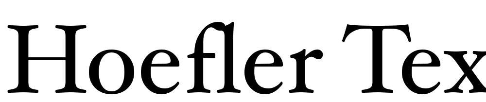 Hoefler-Text font family download free