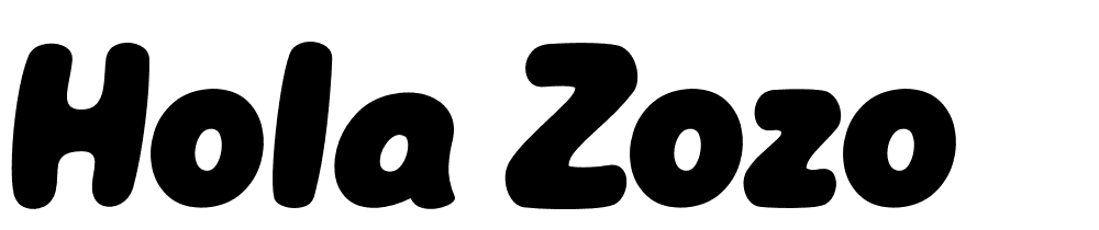 Hola-Zozo font family download free