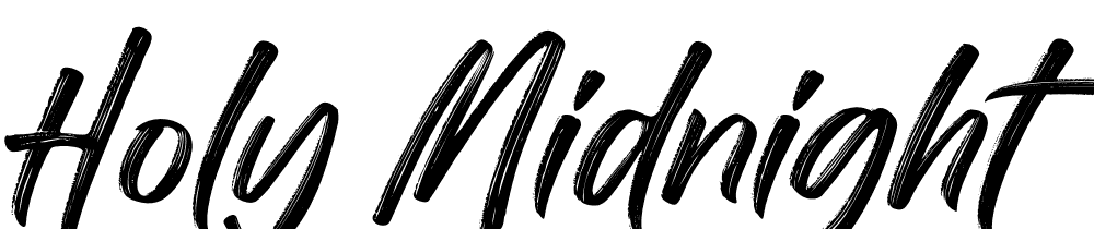 holy-midnight font family download free