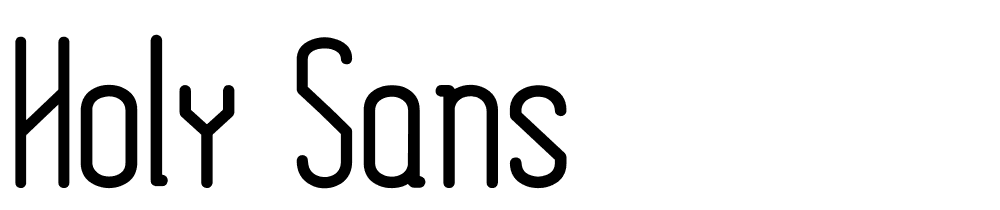 holy_sans font family download free