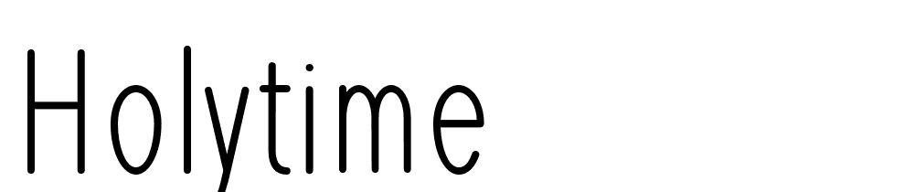 Holytime font family download free