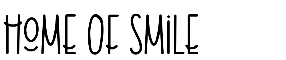 Home-Of-Smile font family download free